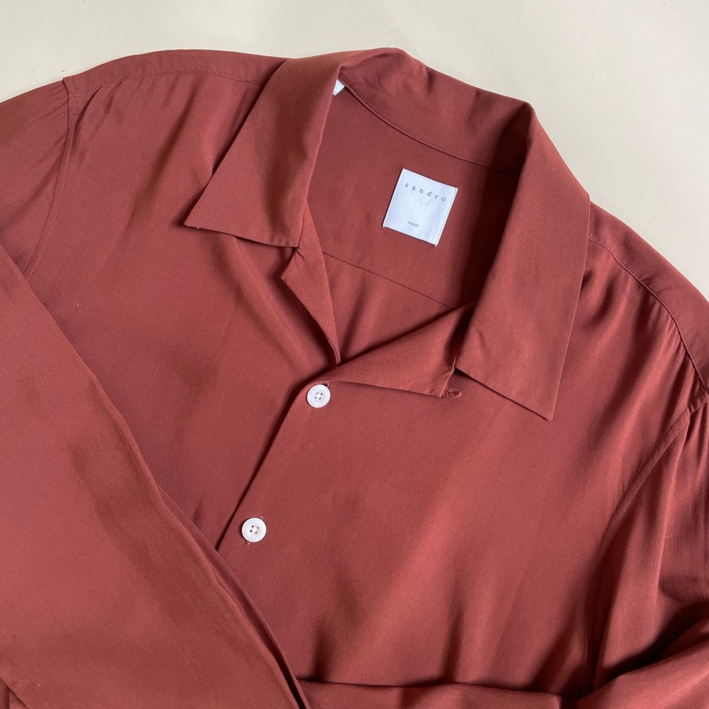 Sandro Paris, medium, mens long sleeve button down